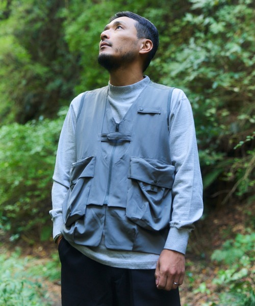 snow peak（スノーピーク） ベスト ジレ Insect Shield Mesh Vest