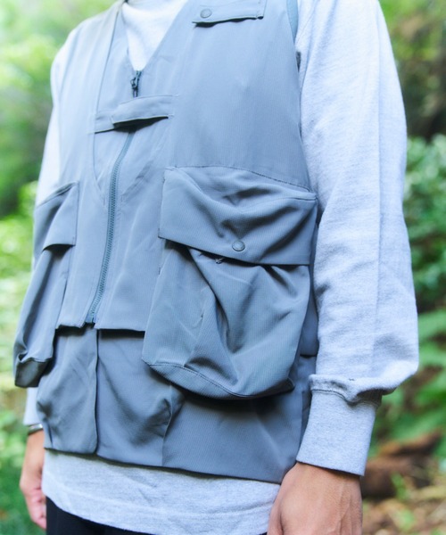 snow peak（スノーピーク） ベスト ジレ Insect Shield Mesh Vest