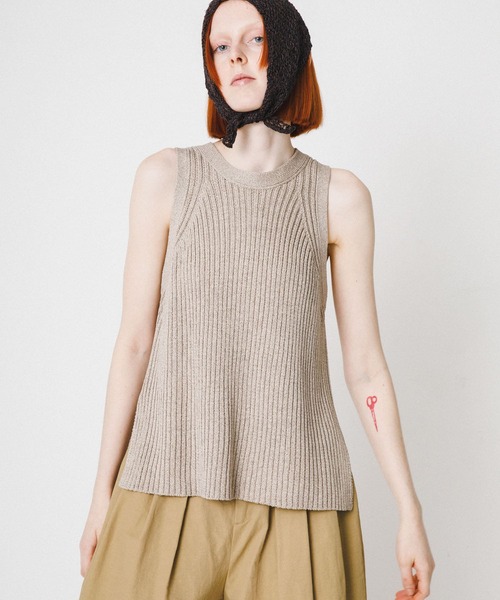 ニット セーター ame sri knit tank レディース