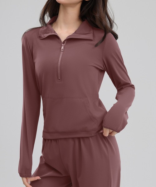 HYS SHOP レギンス スパッツ 「大きいサイズ有/セットアップ」長袖2WAY