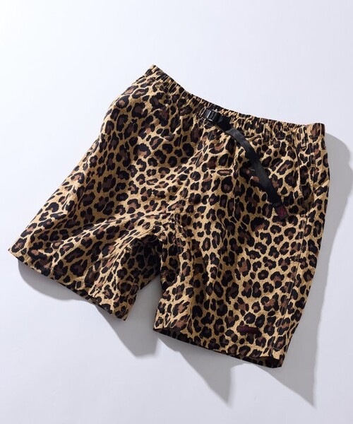 GRAMICCI FREAKS STORE レオパード ナイロン ショートパンツ FREAK'S STORE｜GRAMICCI×FREAK'S STORE/グラミチ 別注 シェル