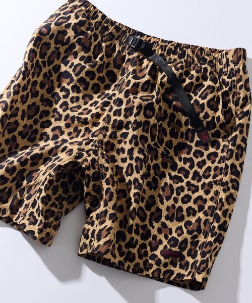GRAMICCI×FREAK'S STORE ヒョウ柄 カジュアルショートパンツ GRAMICCI×FREAK'S STORE ヒョウ柄 カジュアルショートパンツ