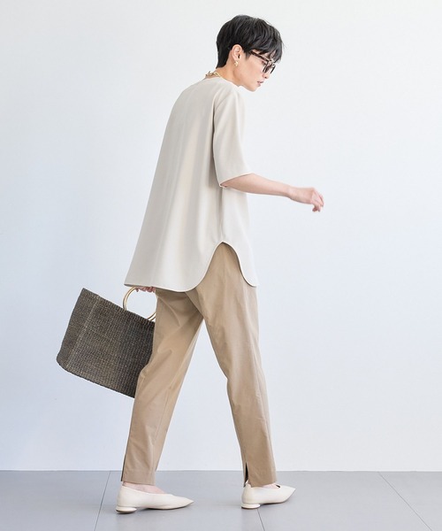 fdom 完売 リネン ニット パンツ BARNYARDSTORM パンツ / リネンストレッチスティックパンツ「WEB