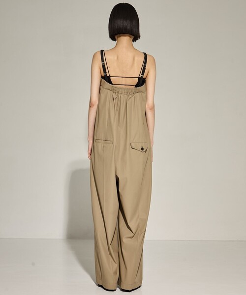 ■TOGA■大人気 ハイツイストツイルジャンプスーツ 2色 国内発送 TOGA オールインワン 「TOGA PULLA/トーガプルラ」High twist