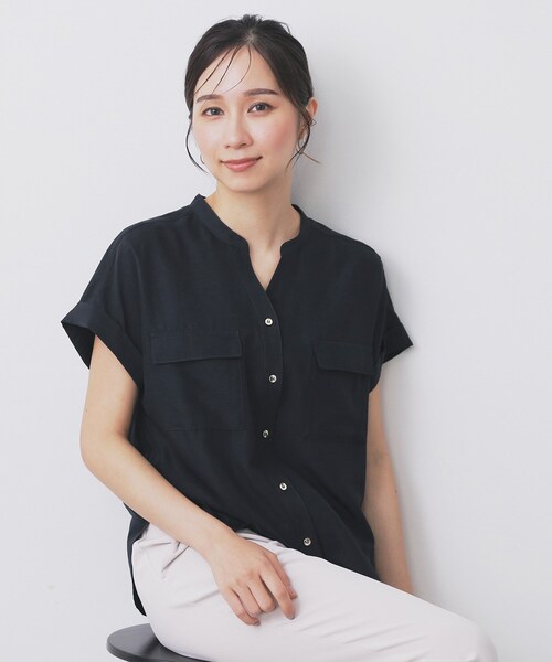 セオリー PRIME GGT EASY POPOVER スキッパー ブラウス セオリー Theory PRIME GGT EASY POPOVER ブラウス - メルカリ
