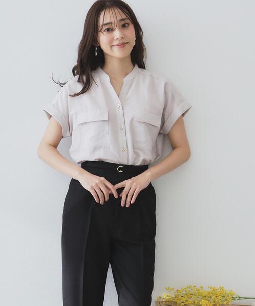 ブラウス シャツ フェイクポケットシャツ レディース メンズ FREAK'S STORE ブラウス シャツ Foxfire × STORE/フォックス