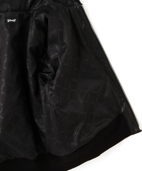革ジャン ライダース Schott/ショット/LEATHER HOODED JACKET/レザー フードジャケット/レザーパーカー メンズ レディースの画像