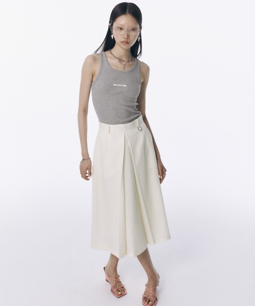 新品⭐︎タグ付き⭐︎JOSE MOON⭐︎ TWILL WOOL MIDI SKIRT JOSE MOON（ジョゼムーン） スカート TWILL WOOL MIDI SKIRT/ツイル