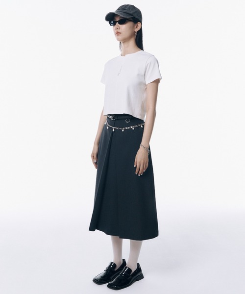 JOSE MOON（ジョゼムーン） スカート TWILL WOOL MIDI SKIRT/ツイル