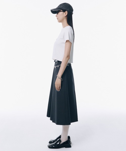 JOSE MOON（ジョゼムーン） スカート TWILL WOOL MIDI SKIRT/ツイル