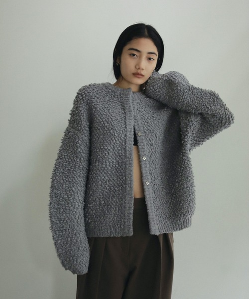 anuke（アンヌーク） ニットカーディガン FREE ホワイト レディース