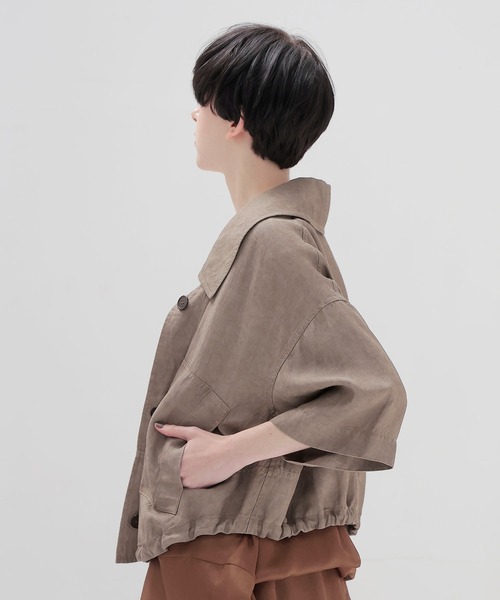 DRESSLAVE（ドレスレイブ） ブルゾン アウター viscorse linen twill