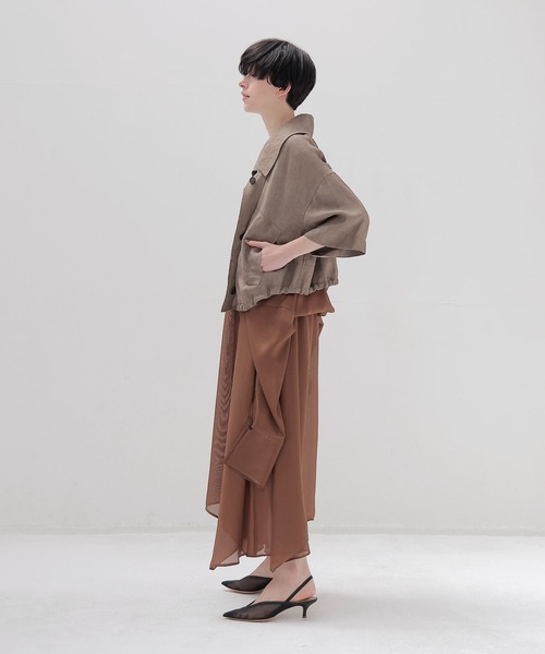 DRESSLAVE（ドレスレイブ） ブルゾン アウター viscorse linen twill