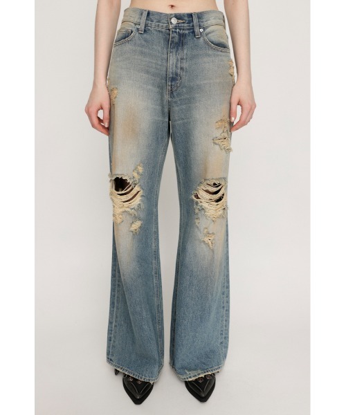 SLY ジーンズ デニム デニムパンツ 「再入荷」DAMAGE J/W FLARE