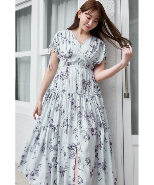 Herlipto♡ワンピース Her lip to ワンピース Lace Trimmed Jacquard Dress : ZOZOTOWN