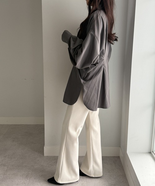 Myysoduk ニットフレアパンツ やみつきになる着心地】ニットコール