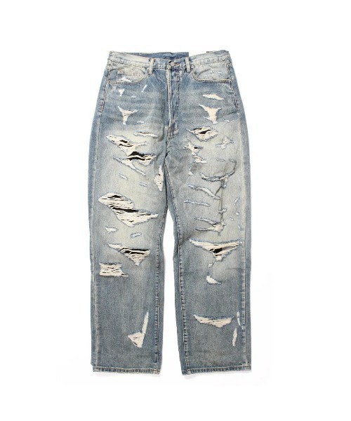⭐︎ukdrill⭐︎ mnml デニム　size31 クラッシュデニム UKドリル ストリートファッション ミニマル
