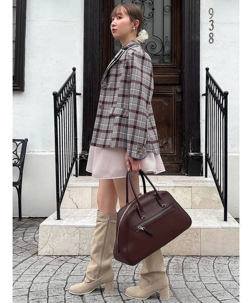 【美品】dazzlin テーラーシェイプロングジャケット テーラーシェイプロングジャケットダズリン