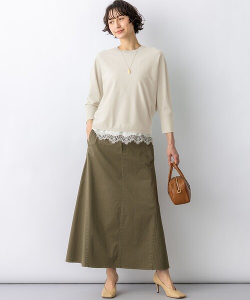 スカート ストレッチギャバ チノ : ZOZOTOWN Yahoo!店 - 通販 - Yahoo