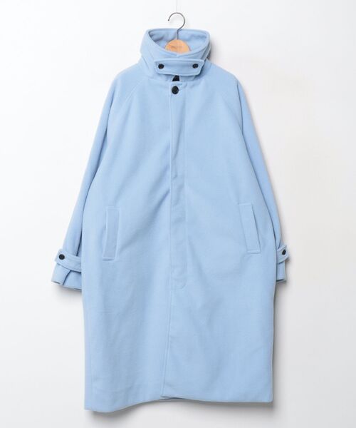 FEKETE（フェケテ） ステンカラーコート SMALL スカイブルー メンズ