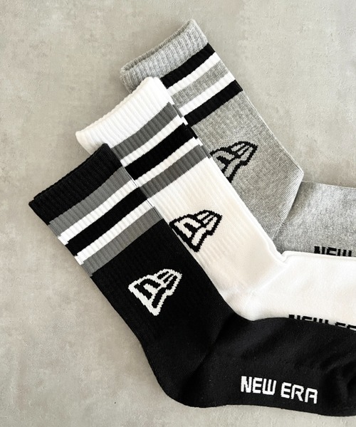 NEW ERA ブラックソックス シロ NEW ERA（ニューエラ） 靴下 レディース メンズ : ZOZOTOWN Yahoo!店