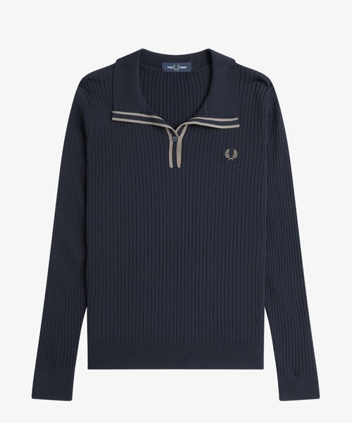 FRED PERRY（フレッドペリー） ポロシャツ ポロ Ribbed Knitted Polo