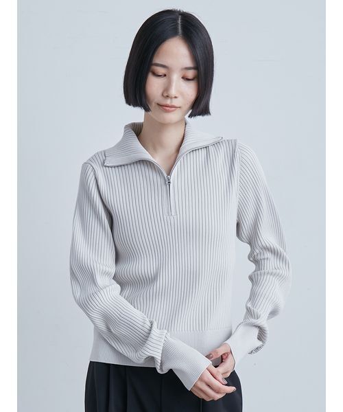 MIESROHE（ミースロエ） ニット セーター ウェーブスリーブハーフ