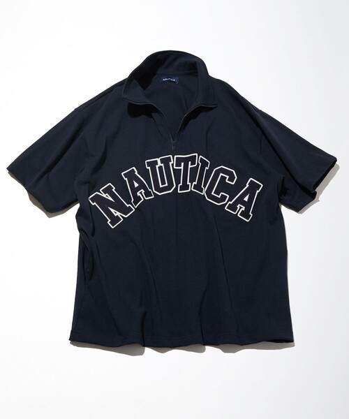 「NAUTICA」 半袖Tシャツ SMALL ホワイト メンズ