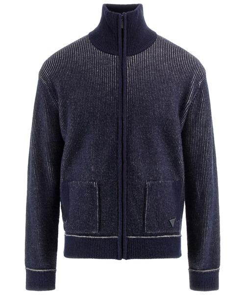 【ネイビー(FBCT)】GUESS ブルゾン アウター (M)JERROLD Zipped Cardi Vanise GUESS｜GUESS ブルゾン アウター (M)JERROLD Zipped Cardi Vanise