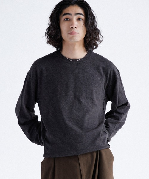 SINSS セーター ニット High gauge crew neck knit / ハイゲージクルー