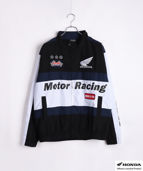 ホンダ　レーシング　ジャンパー ブルゾン　ヴィンテージ　Lサイズ　Honda ホンダ レーシング ジャケット 90's ビンテージ L ナイロン ブルゾン