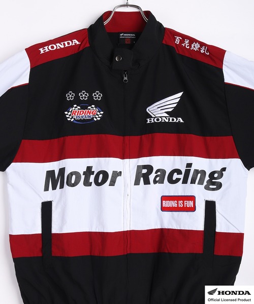 百花繚乱 ブルゾン アウター HONDA × レーシングブルゾン メンズ