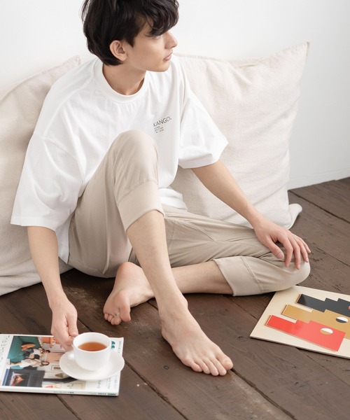 「Rocky Monroe」 イージーパンツ S ネイビー メンズ_画像3