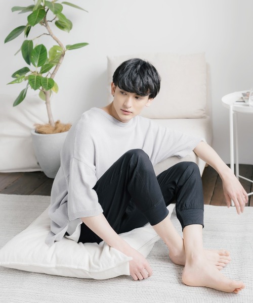 「Rocky Monroe」 イージーパンツ S ネイビー メンズ_画像4