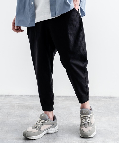 「Rocky Monroe」 イージーパンツ S ネイビー メンズ_画像6