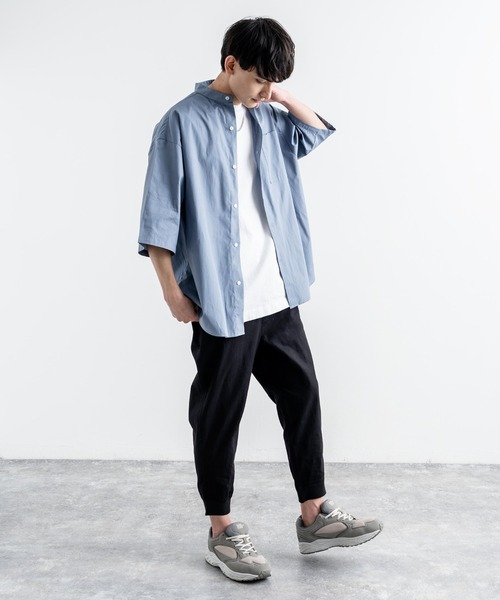 「Rocky Monroe」 イージーパンツ S ネイビー メンズ_画像9