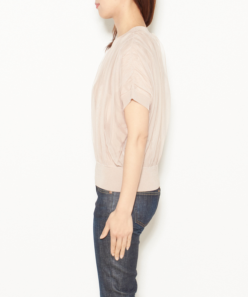 「TIARA」 半袖ニット FREE ホワイト レディース_画像5