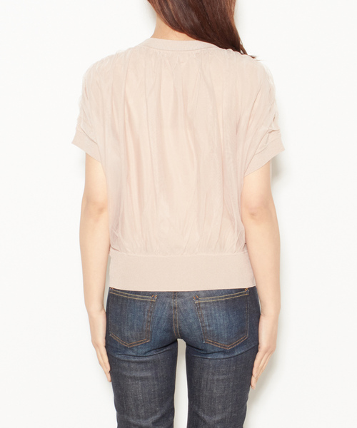 「TIARA」 半袖ニット FREE ホワイト レディース_画像6