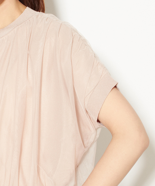 「TIARA」 半袖ニット FREE ホワイト レディース_画像9