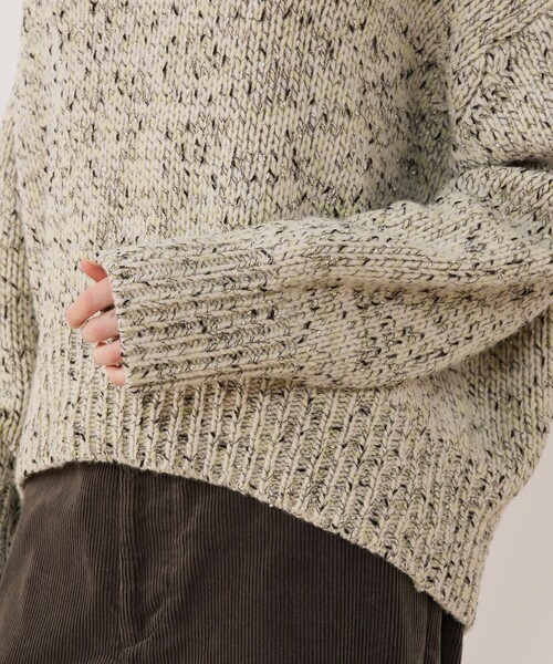 GALERIE VIE セサミメランジ クルーネックプルオーバー セサミメランジ クルーネックプルオーバー｜トゥモローランド 公式通販