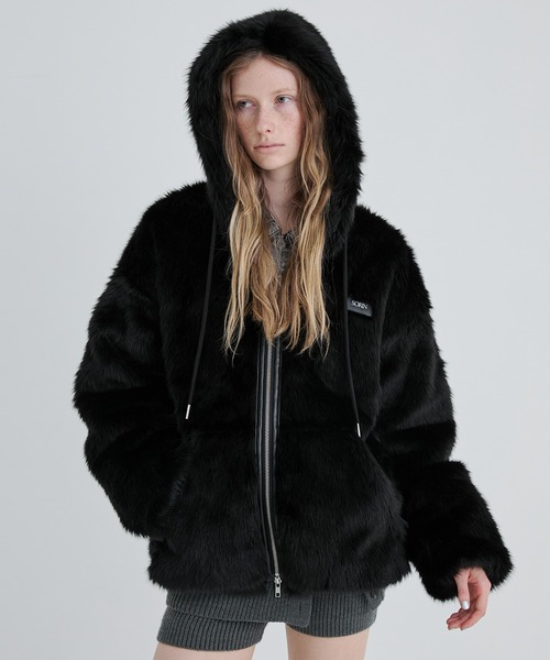 SORIN（ソリン） コート アウター Long Fur Hoodie Blouson/ロング