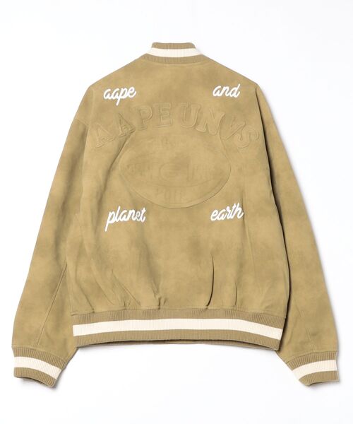 コート ジャケット AAPE VARSITY JACKET メンズの画像