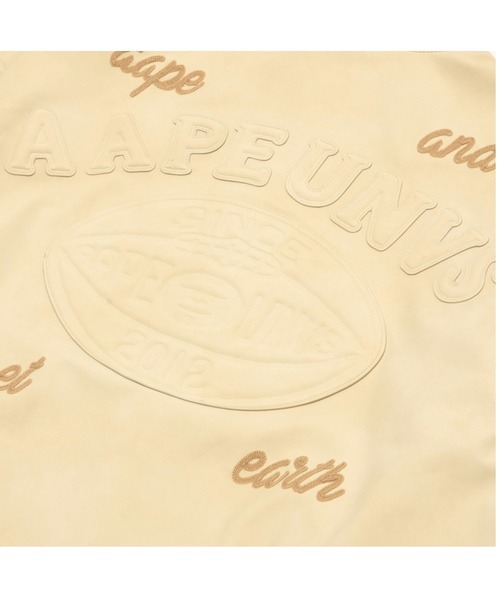 コート ジャケット AAPE VARSITY JACKET メンズの画像