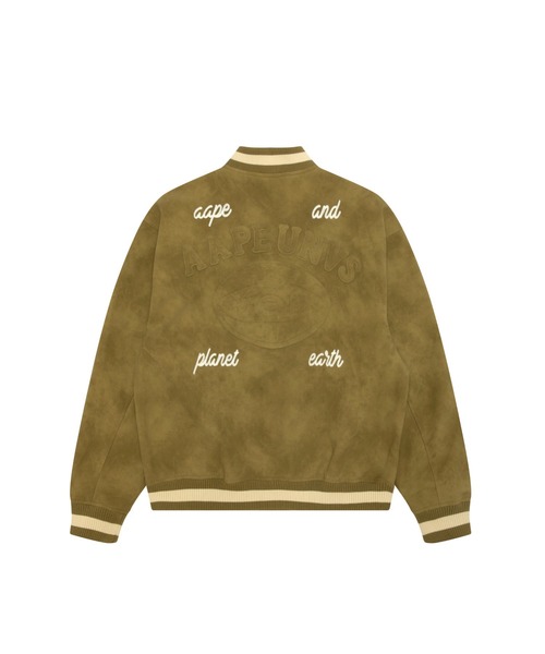 コート ジャケット AAPE VARSITY JACKET メンズの画像
