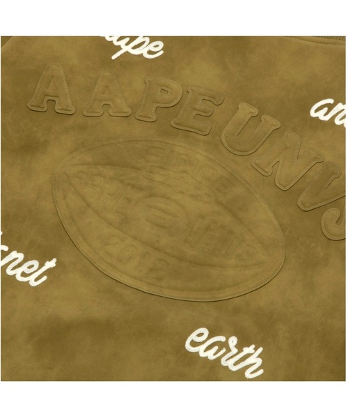 コート ジャケット AAPE VARSITY JACKET メンズの画像