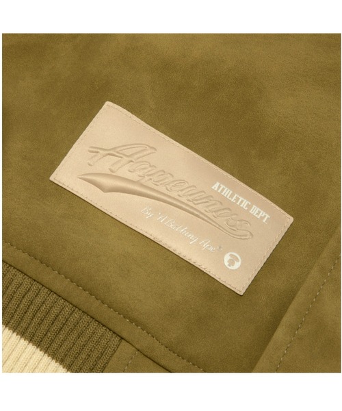 コート ジャケット AAPE VARSITY JACKET メンズの画像