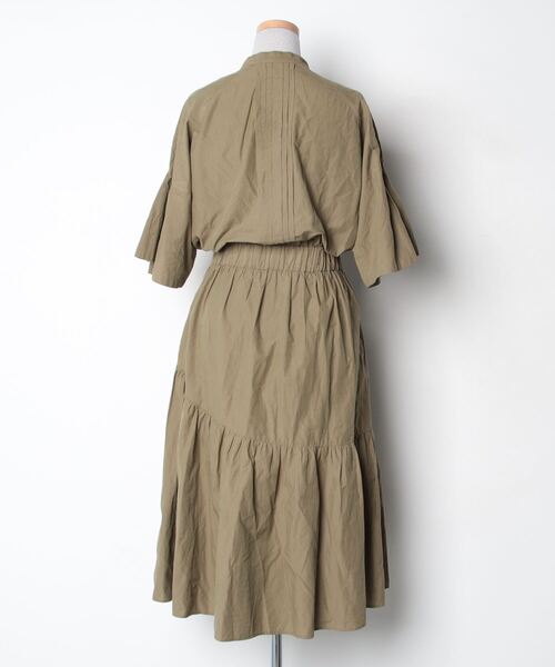 「The Virgnia」 半袖ワンピース - グリーン レディース_画像2