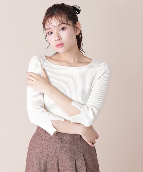 「JILL by JILL STUART」 長袖ニット FREE ピンク レディース_画像2