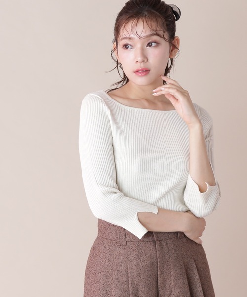 「JILL by JILL STUART」 長袖ニット FREE ピンク レディース_画像3