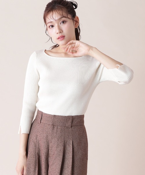 「JILL by JILL STUART」 長袖ニット FREE ピンク レディース_画像4